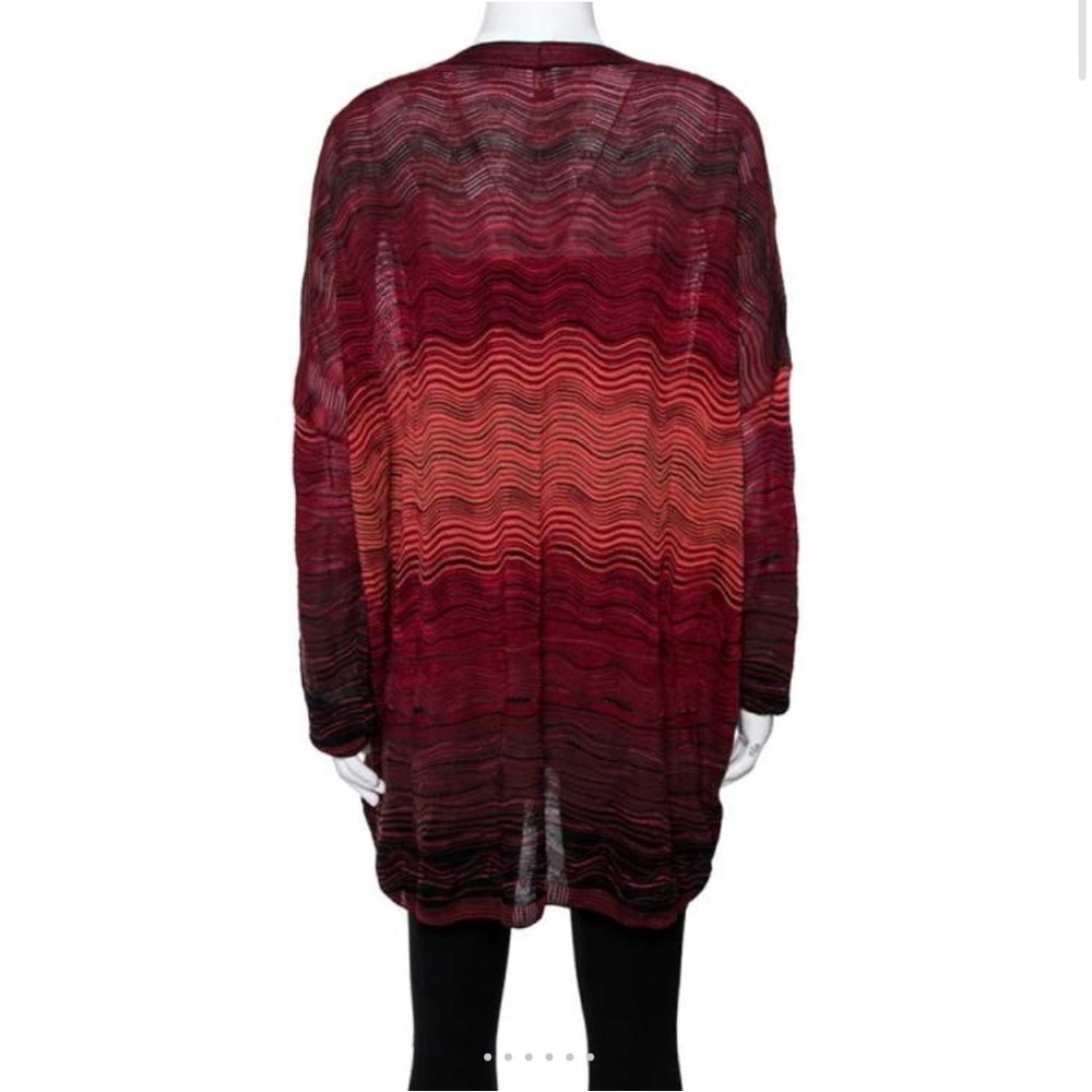 Missoni Multicolor Wave Pattern Cardigan - Picture 3 of 8